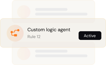 The Custom Logic Agent Graphic