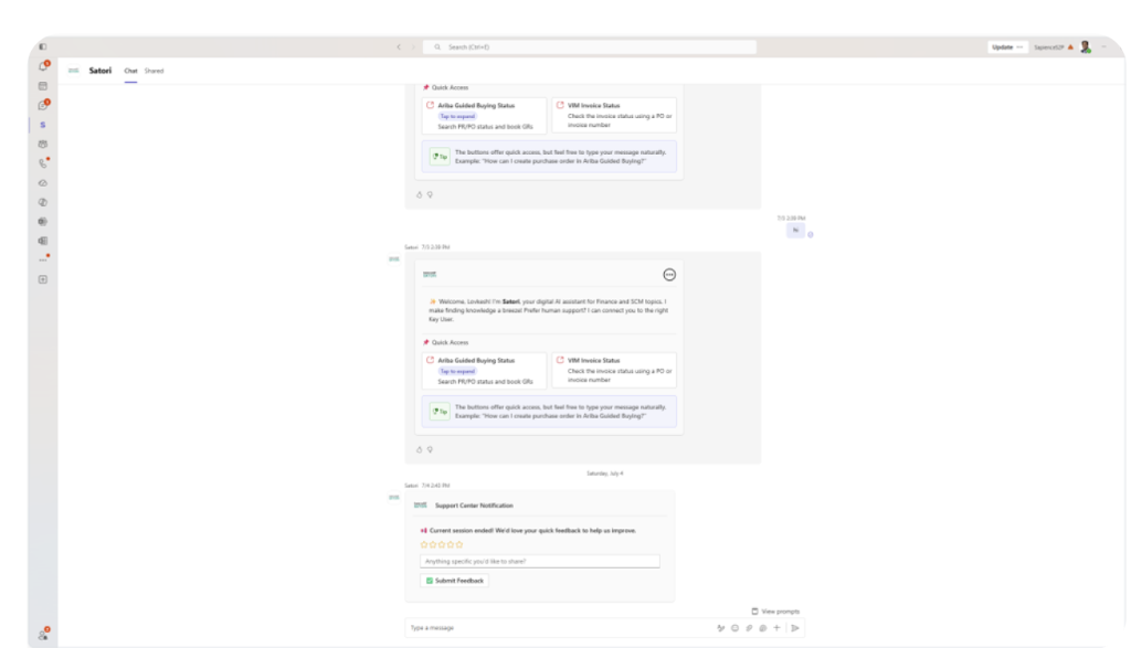 Native in Microsoft Teams