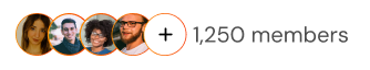 1,250 members